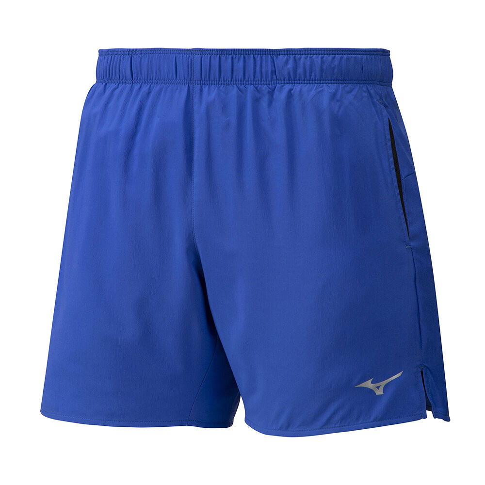 Panske Šortky Mizuno Core 5.5 Bezecke Modre Vypredaj PRJS78650